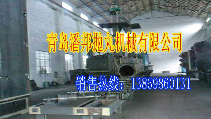 供应钢管内外壁清理设备通过式抛丸机